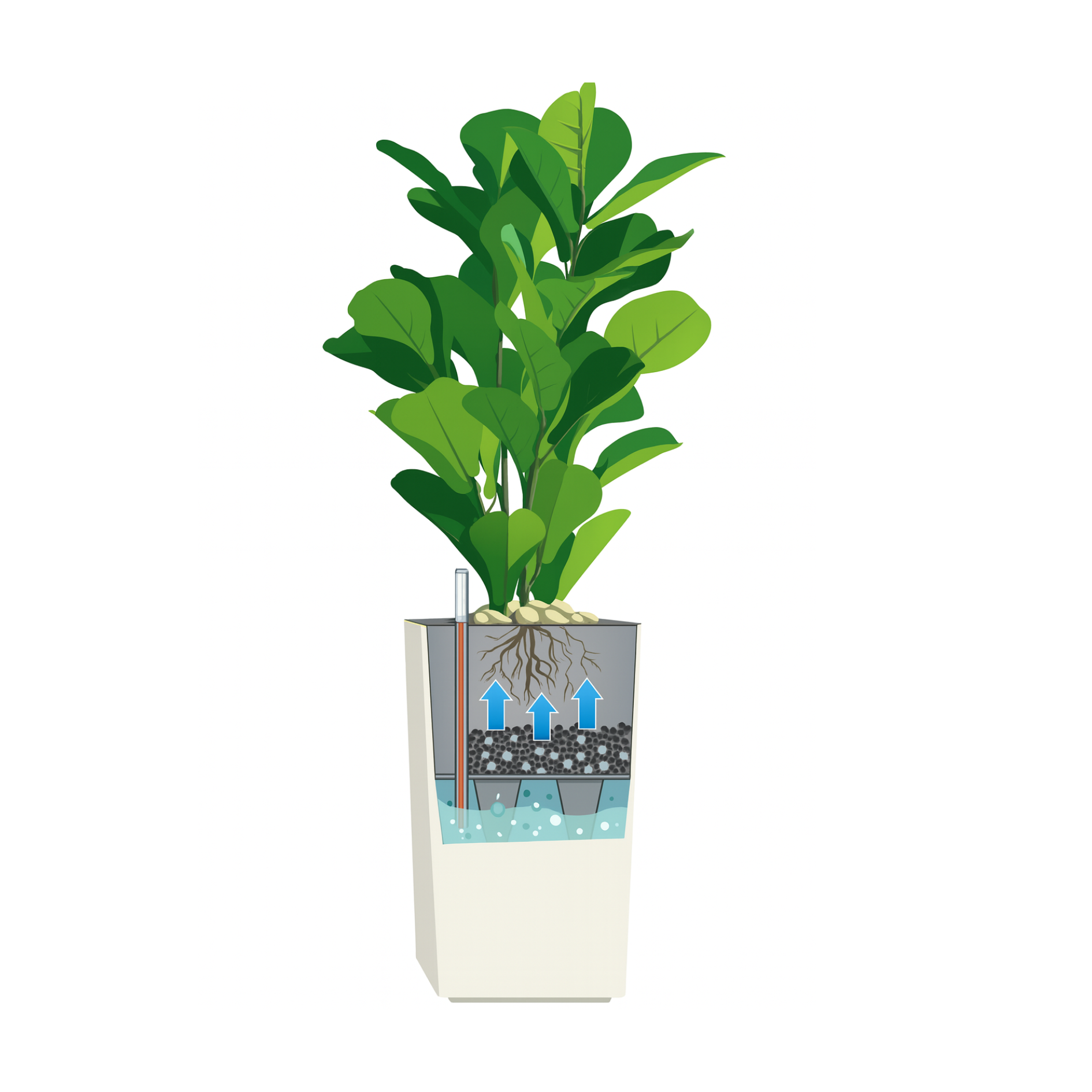 self watering planter australia Planterlife Surface Self Watering Planter